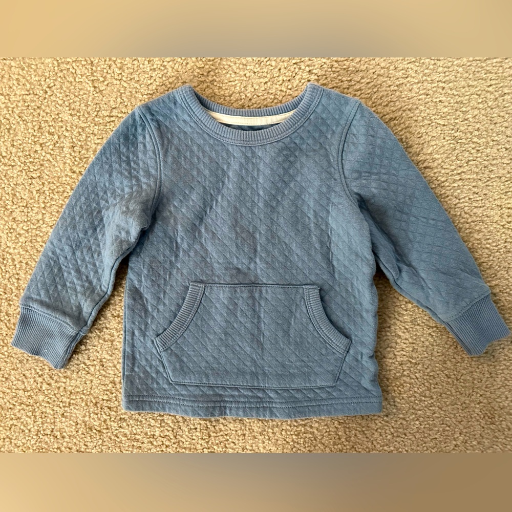 Quilted Blue Kids Sweatshirt Osh Kosh 2T
